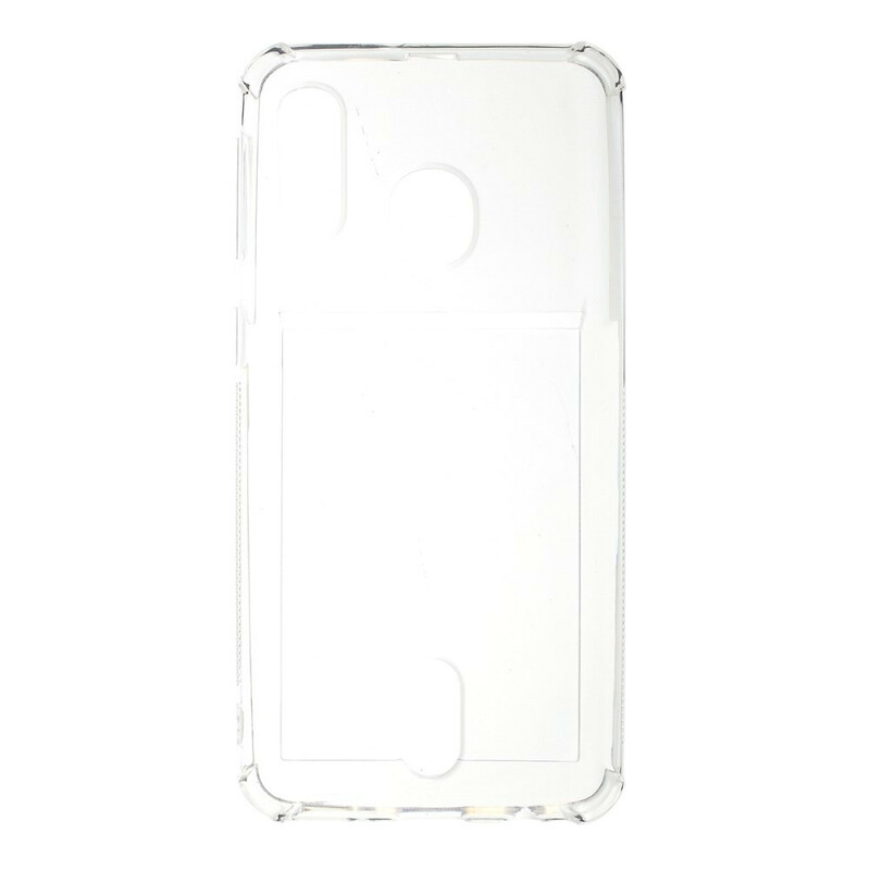 Coque Samsung Galaxy A40 Transparente Porte-Carte Coque Samsung Galaxy A40 Transparente Porte-Carte