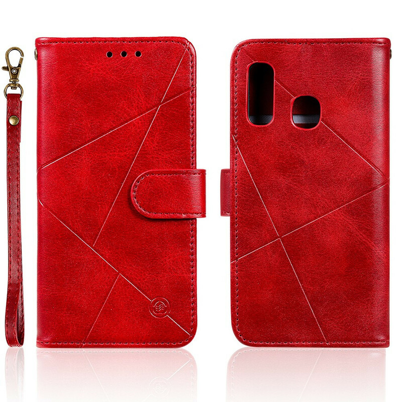 Housse Samsung Galaxy A40 Simili Cuir Losanges Housse Samsung Galaxy A40 Simili Cuir Losanges
