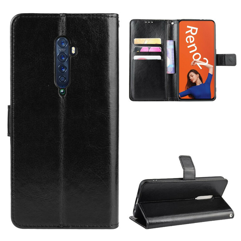Housse Oppo Reno 2 Simili Cuir Flashy Housse Oppo Reno 2 Simili Cuir Flashy