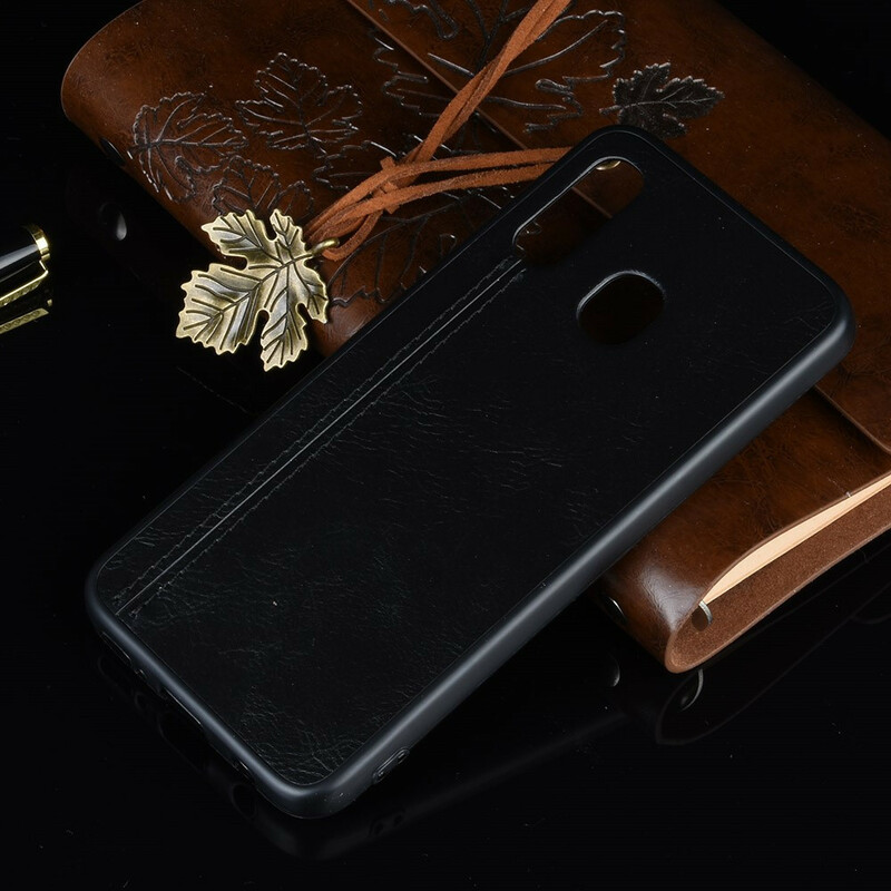 Coque Samsung Galaxy A40 Effet Cuir Couture Coque Samsung Galaxy A40 Effet Cuir Couture