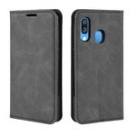 Flip Cover Samsung Galaxy A40 Effet Cuir Douceur Flip Cover Samsung Galaxy A40 Effet Cuir Douceur