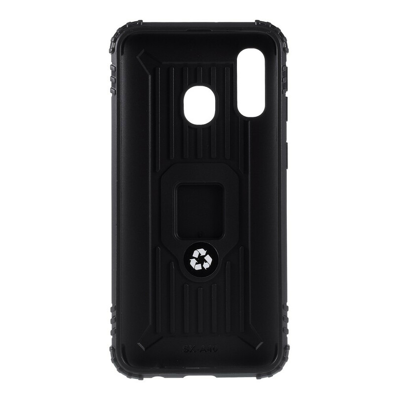 Coque Samsung Galaxy A40 Ring et Fibre Carbone Coque Samsung Galaxy A40 Ring et Fibre Carbone