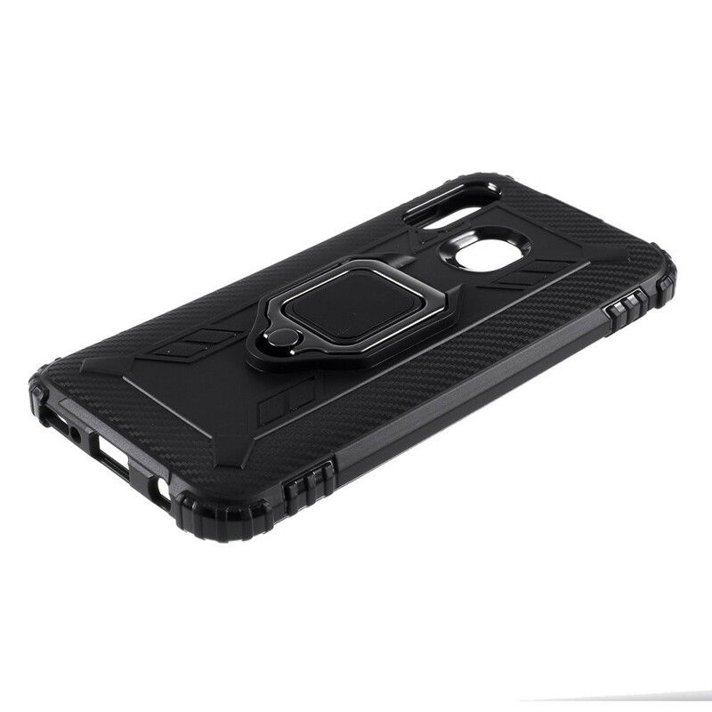 Coque Samsung Galaxy A40 Ring et Fibre Carbone Coque Samsung Galaxy A40 Ring et Fibre Carbone