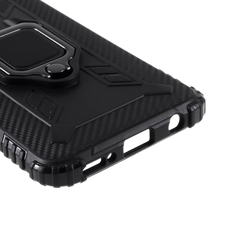 Coque Samsung Galaxy A40 Ring et Fibre Carbone Coque Samsung Galaxy A40 Ring et Fibre Carbone