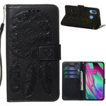 Housse Samsung Galaxy A40 Attrape Rêves Imprimé et Lanière Housse Samsung Galaxy A40 Attrape Rêves Imprimé et Lanière
