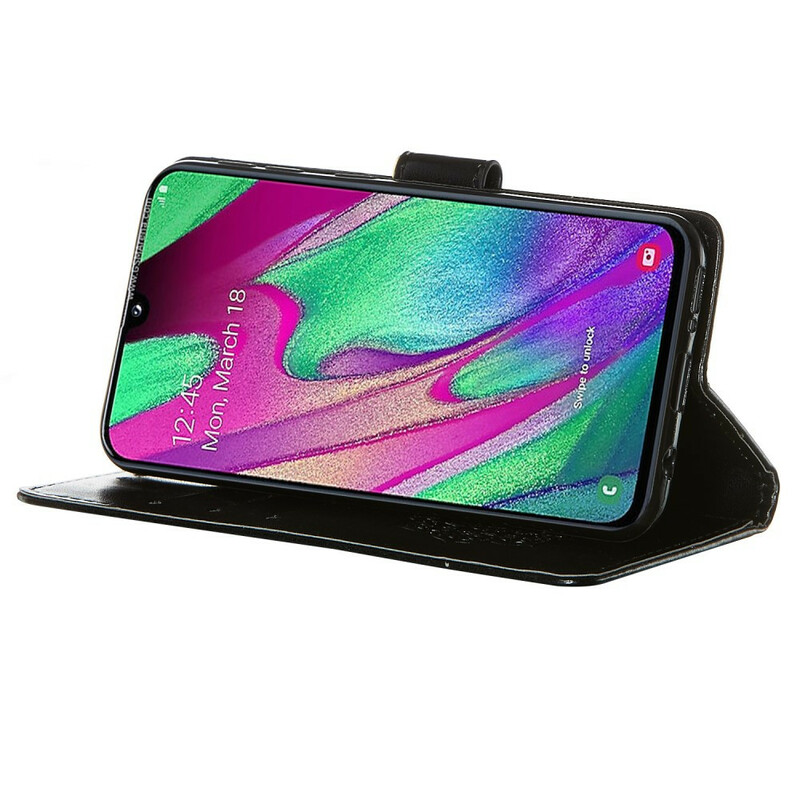 Housse Samsung Galaxy A40 Attrape Rêves Imprimé et Lanière Housse Samsung Galaxy A40 Attrape Rêves Imprimé et Lanière