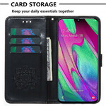 Housse Samsung Galaxy A40 Attrape Rêves Imprimé et Lanière Housse Samsung Galaxy A40 Attrape Rêves Imprimé et Lanière