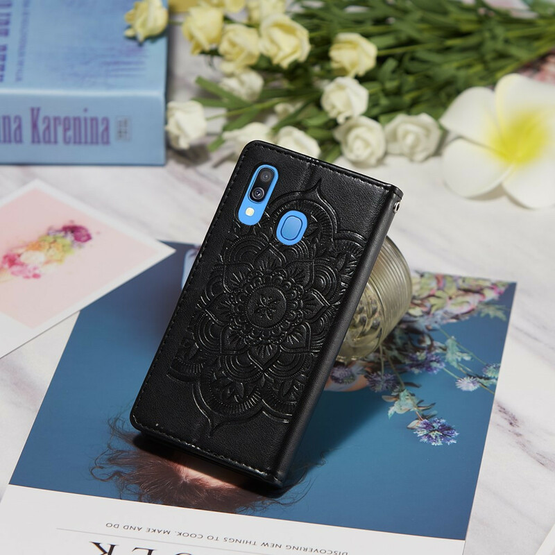 Housse Samsung Galaxy A40 Attrape Rêves Imprimé et Lanière Housse Samsung Galaxy A40 Attrape Rêves Imprimé et Lanière