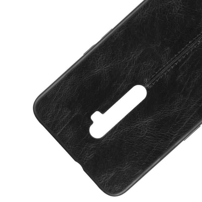 Coque Oppo Reno 2 Style Cuir Coutures Coque Oppo Reno 2 Style Cuir Coutures
