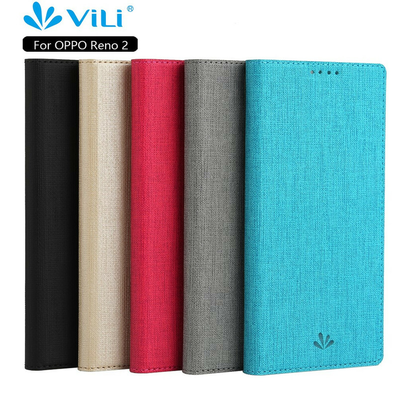 Flip Cover Oppo Reno 2 Texturée Flip Cover Oppo Reno 2 Texturée