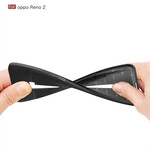 Coque Oppo Reno 2 Effet Cuir Litchi Double line Coque Oppo Reno 2 Effet Cuir Litchi Double line