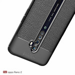 Coque Oppo Reno 2 Effet Cuir Litchi Double line Coque Oppo Reno 2 Effet Cuir Litchi Double line