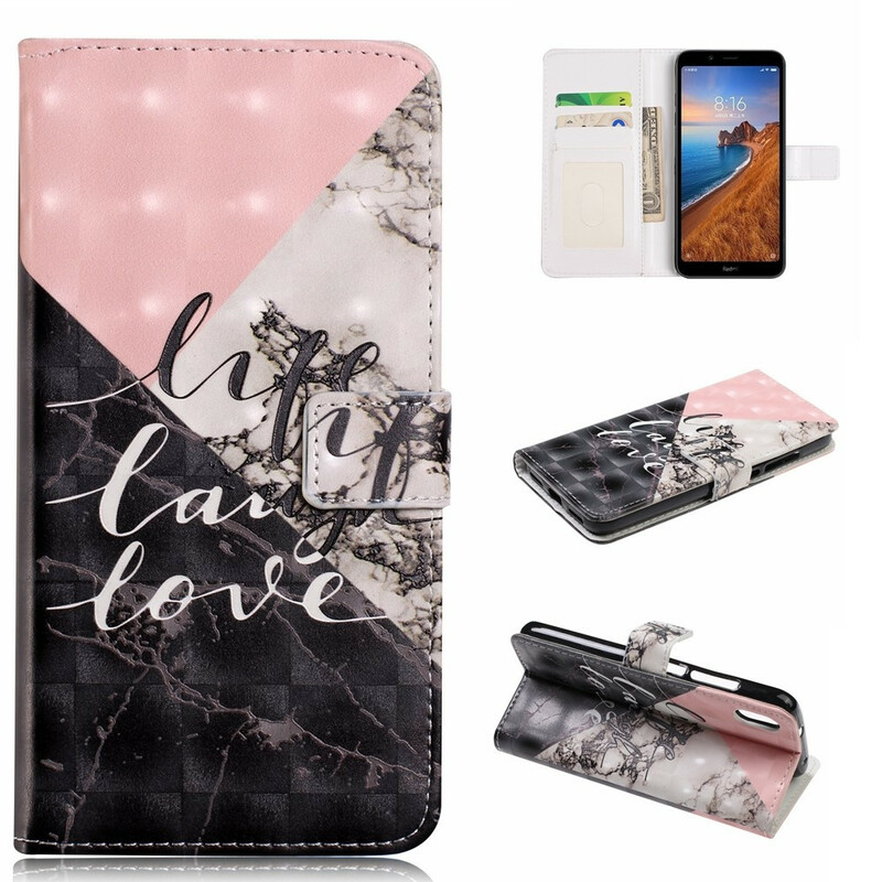 Housse Xiaomi Redmi 7A Life Laugh Love Housse Xiaomi Redmi 7A Life Laugh Love