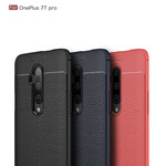Coque OnePlus 7T Pro Effet Cuir Litchi Double line Coque OnePlus 7T Pro Effet Cuir Litchi Double line