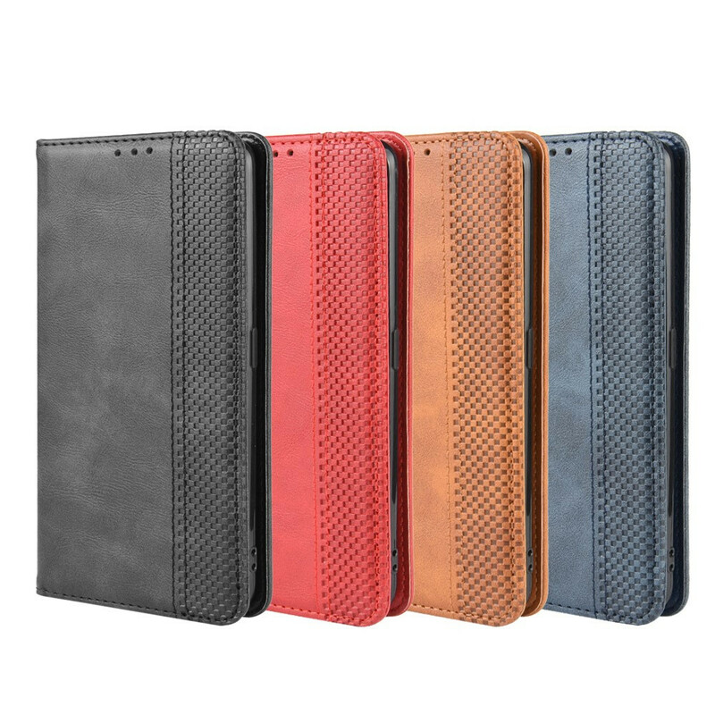 Flip Cover Oppo Reno 2Z Effet Cuir Vintage Stylisé Flip Cover Oppo Reno 2Z Effet Cuir Vintage Stylisé