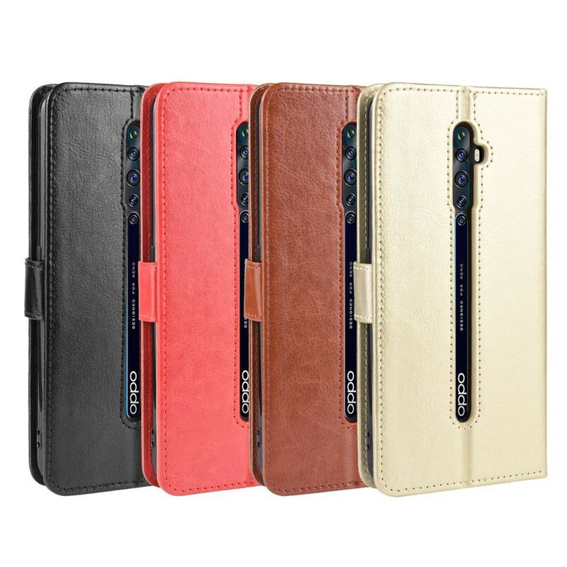 Housse Oppo Reno 2Z Simili Cuir Flashy Housse Oppo Reno 2Z Simili Cuir Flashy