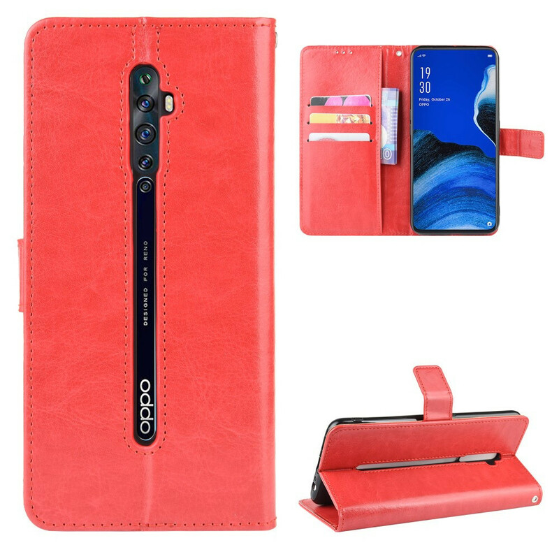 Housse Oppo Reno 2Z Simili Cuir Flashy Housse Oppo Reno 2Z Simili Cuir Flashy