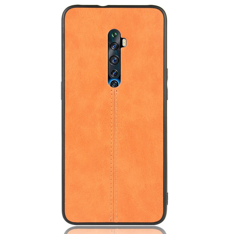Coque Oppo Reno 2Z Style Cuir Coutures Coque Oppo Reno 2Z Style Cuir Coutures