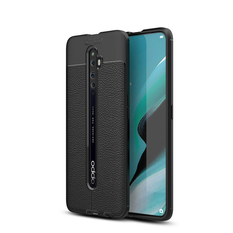 Coque Oppo Reno 2Z Effet Cuir Litchi Double line Coque Oppo Reno 2Z Effet Cuir Litchi Double line