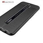 Coque Oppo Reno 2Z Effet Cuir Litchi Double line