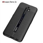 Coque Oppo Reno 2Z Effet Cuir Litchi Double line