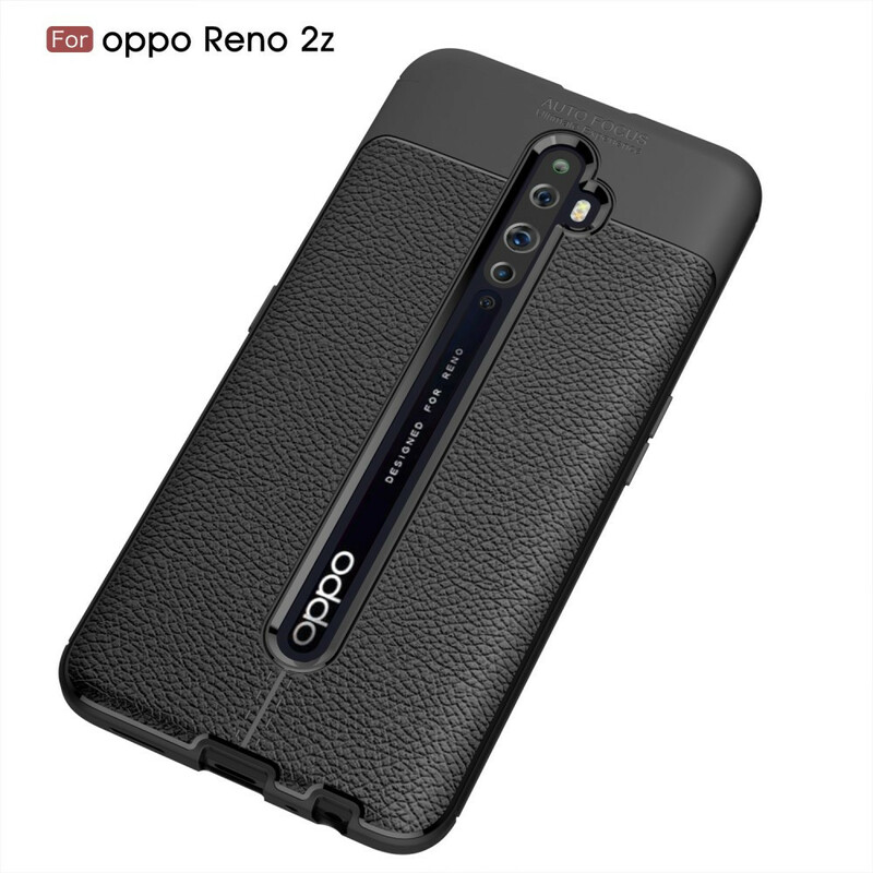 Coque Oppo Reno 2Z Effet Cuir Litchi Double line Coque Oppo Reno 2Z Effet Cuir Litchi Double line