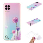 Coque Huawei P40 Lite Transparente Pissenlits Colorés Coque Huawei P40 Lite Transparente Pissenlits Colorés