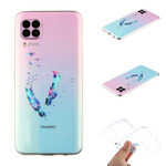 Coque Huawei P40 Lite Transparente Plumes Coque Huawei P40 Lite Transparente Plumes