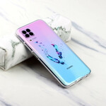 Coque Huawei P40 Lite Transparente Plumes Coque Huawei P40 Lite Transparente Plumes