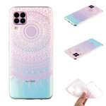 Coque Huawei P40 Lite Transparente Mandala Coloré Coque Huawei P40 Lite Transparente Mandala Coloré
