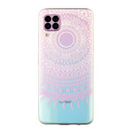 Coque Huawei P40 Lite Transparente Mandala Coloré Coque Huawei P40 Lite Transparente Mandala Coloré
