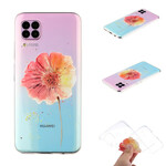 Coque Huawei P40 Lite Transparente Coquelicot Aquarelle Coque Huawei P40 Lite Transparente Coquelicot Aquarelle