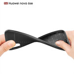 Coque Huawei P40 Lite Effet Cuir Litchi Double Line Coque Huawei P40 Lite Effet Cuir Litchi Double Line