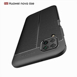 Coque Huawei P40 Lite Effet Cuir Litchi Double Line Coque Huawei P40 Lite Effet Cuir Litchi Double Line