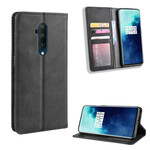 Flip Cover OnePlus 7T Pro Effet Cuir Vintage Stylisé Flip Cover OnePlus 7T Pro Effet Cuir Vintage Stylisé