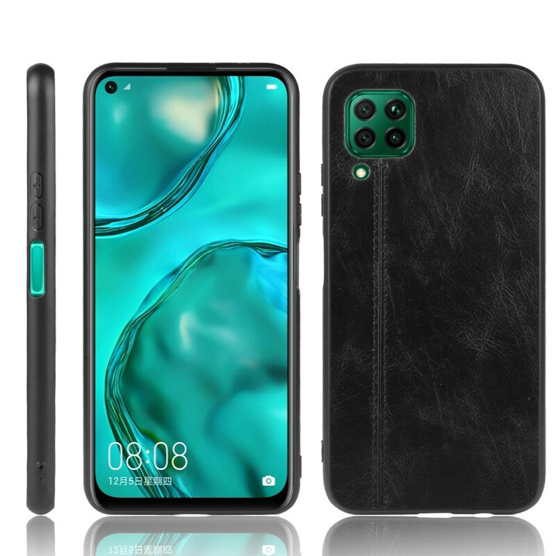Coque Huawei P40 Lite Style Cuir Coutures Coque Huawei P40 Lite Style Cuir Coutures