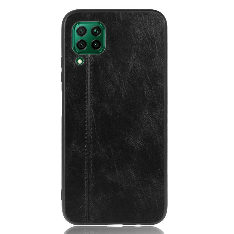 Coque Huawei P40 Lite Style Cuir Coutures Coque Huawei P40 Lite Style Cuir Coutures
