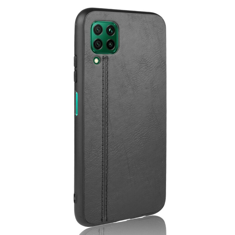 Coque Huawei P40 Lite Style Cuir Coutures