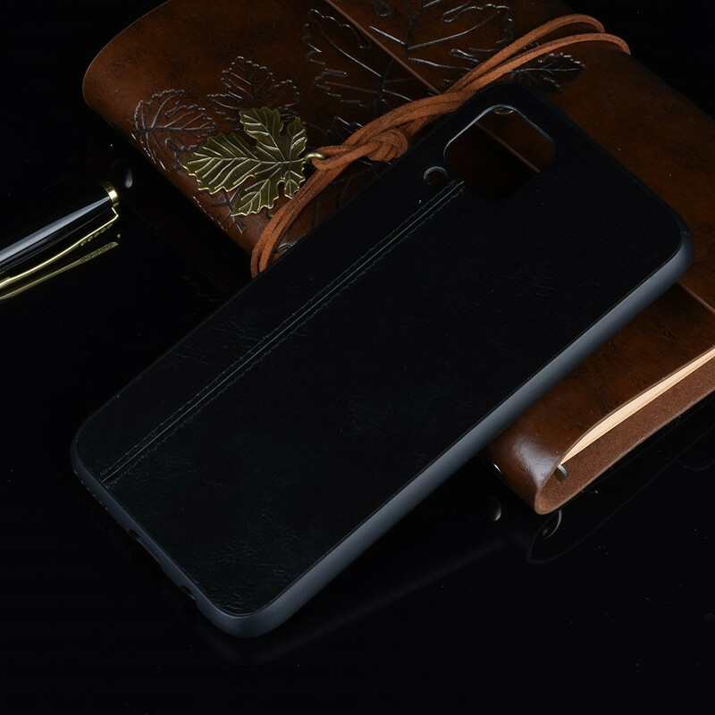 Coque Huawei P40 Lite Style Cuir Coutures Coque Huawei P40 Lite Style Cuir Coutures