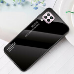 Coque Huawei P40 Lite Verre Trempé Hello Coque Huawei P40 Lite Verre Trempé Hello