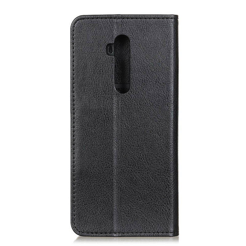 Flip Cover OnePlus 7T Pro Cuir Litchi Fendu Élégance Flip Cover OnePlus 7T Pro Cuir Litchi Fendu Élégance