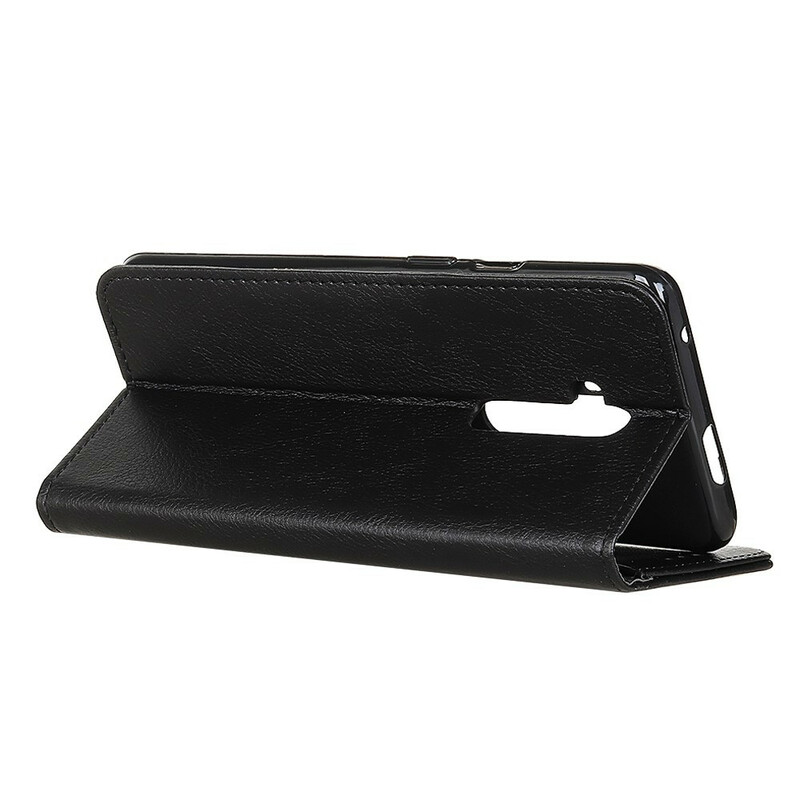 Flip Cover OnePlus 7T Pro Cuir Litchi Fendu Élégance Flip Cover OnePlus 7T Pro Cuir Litchi Fendu Élégance