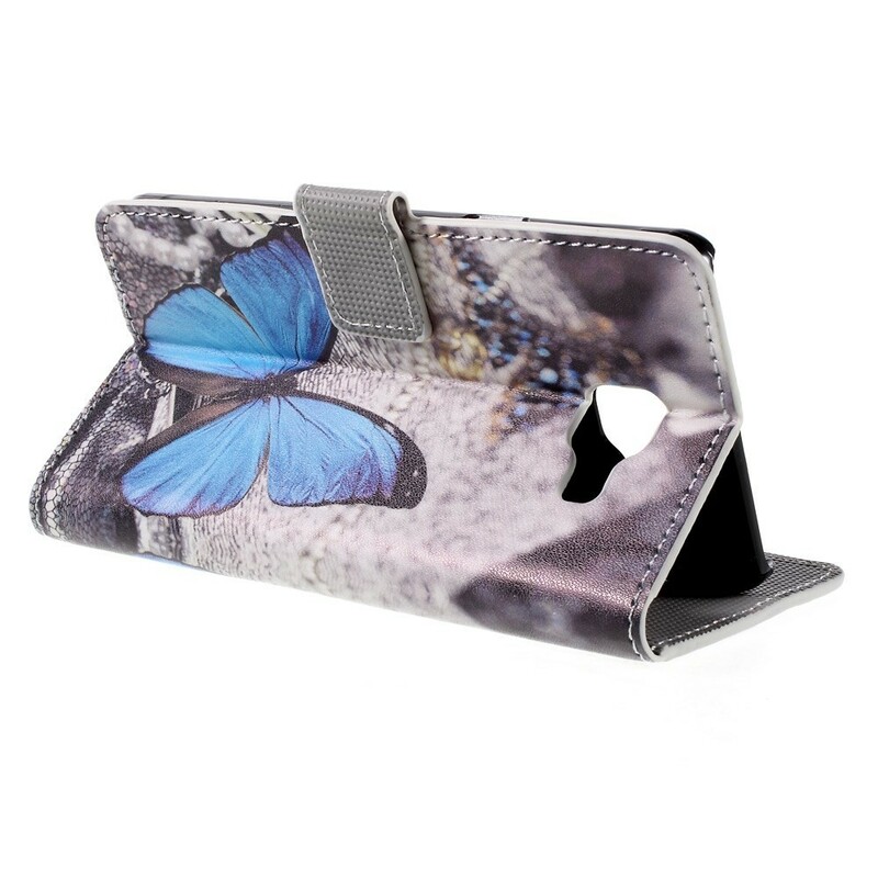 Housse Samsung Galaxy A5 2016 Papillon Bleu Housse Samsung Galaxy A5 2016 Papillon Bleu