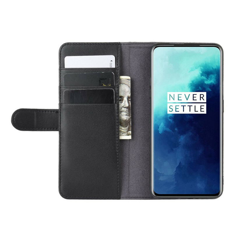 Housse OnePlus 7T Pro Cuir Véritable Housse OnePlus 7T Pro Cuir Véritable