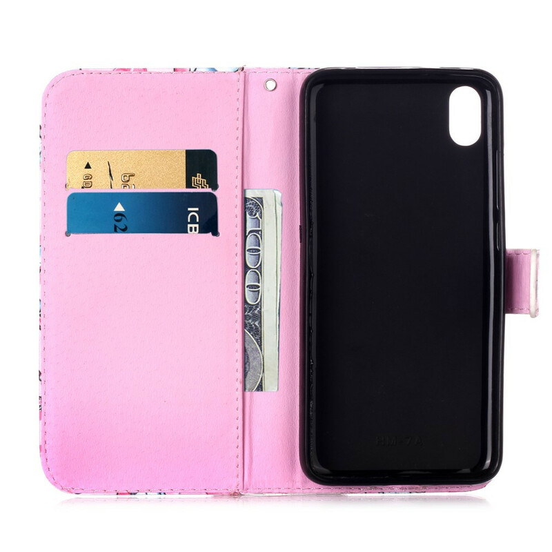 Housse Xiaomi Redmi 7A Rêveries Panda à Lanière Housse Xiaomi Redmi 7A Rêveries Panda à Lanière