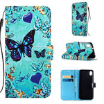 Housse Xiaomi Redmi 7A Love Butterflies à Lanière Housse Xiaomi Redmi 7A Love Butterflies à Lanière