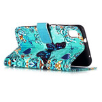 Housse Xiaomi Redmi 7A Love Butterflies à Lanière Housse Xiaomi Redmi 7A Love Butterflies à Lanière