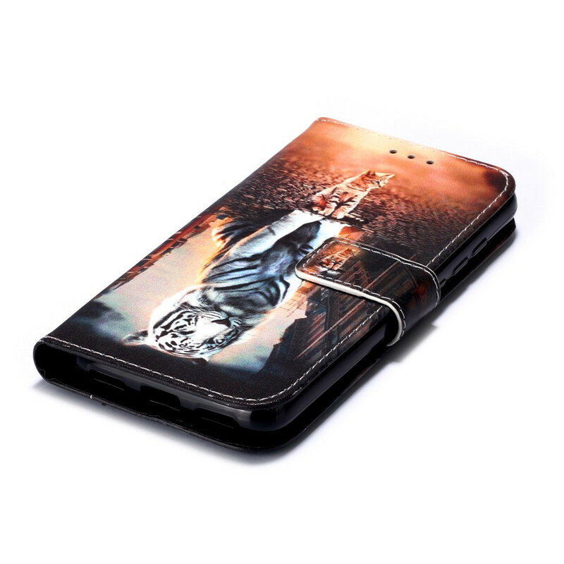 Housse Xiaomi Redmi 7A Rêveries d'Ernest le Chat à Lanière Housse Xiaomi Redmi 7A Rêveries d'Ernest le Chat à Lanière