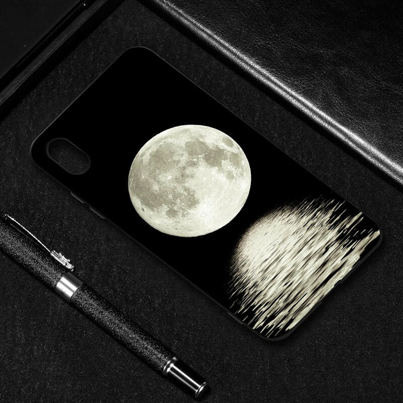 Coque Xiaomi Redmi 7A Silicone Flexible Lune Marine
