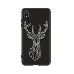 Coque Xiaomi Redmi 7A Silicone Flexible Cerf Graphique Coque Xiaomi Redmi 7A Silicone Flexible Cerf Graphique